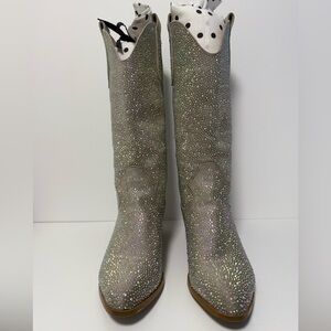 Rhinestone Sparkly Cowboy Boots